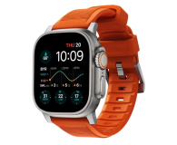 Nomad Rugged Strap Apple Watch 49/45/44/42mm orange/silver - 1258631 - zdjęcie 1